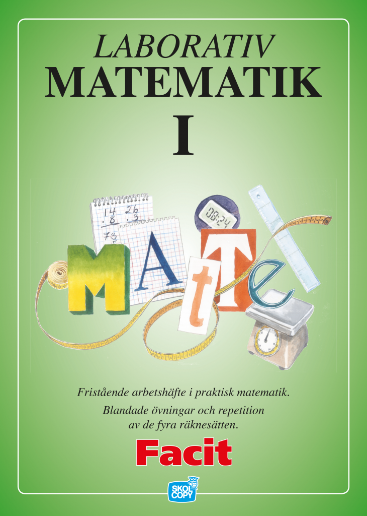 Facit Laborativ matematik 1 MENA Media Skolcopy